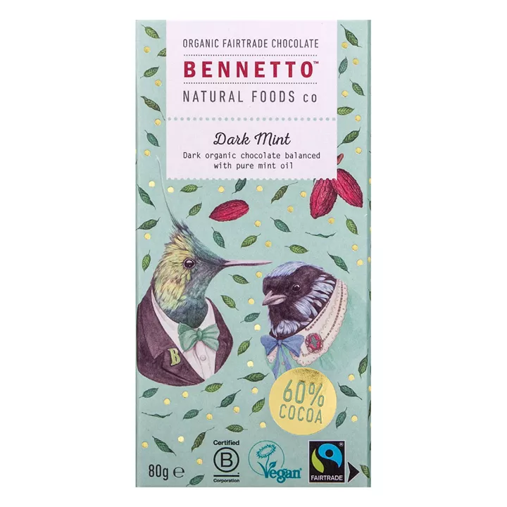 Bild på Mörk mintchoklad 60%
