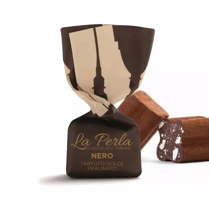 Bild på Mörk chokladtryffel med hasselnötter & honung