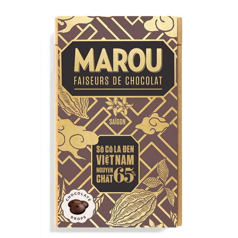 65% mörka chokladdroppar i presentask – 160g