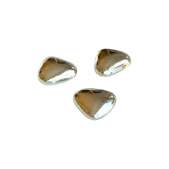 Bild på Silverhjärtan av mörk choklad 50%