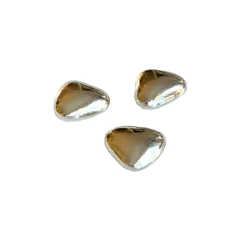 Silverhjärtan av mörk choklad 50%