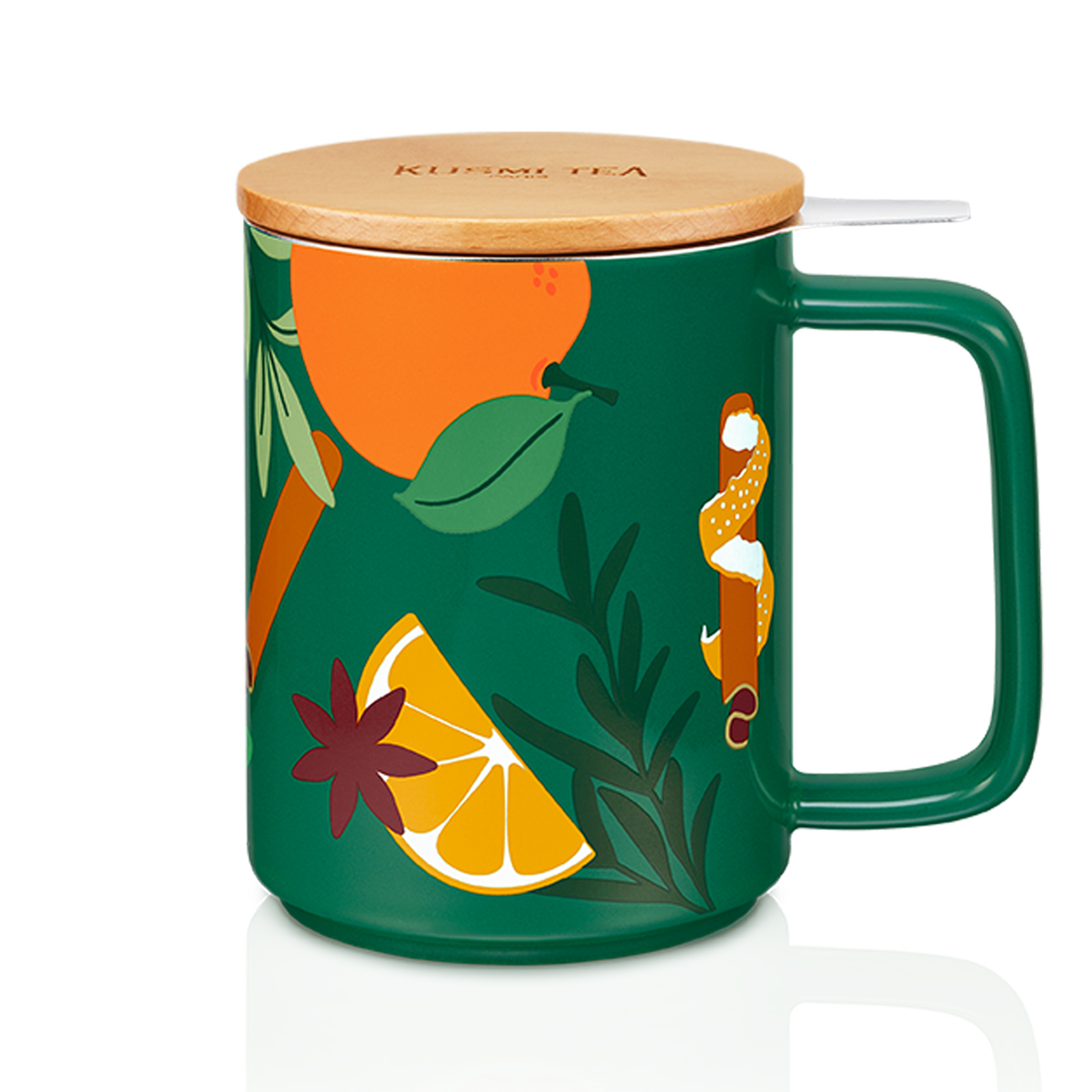 Grön temugg med filter