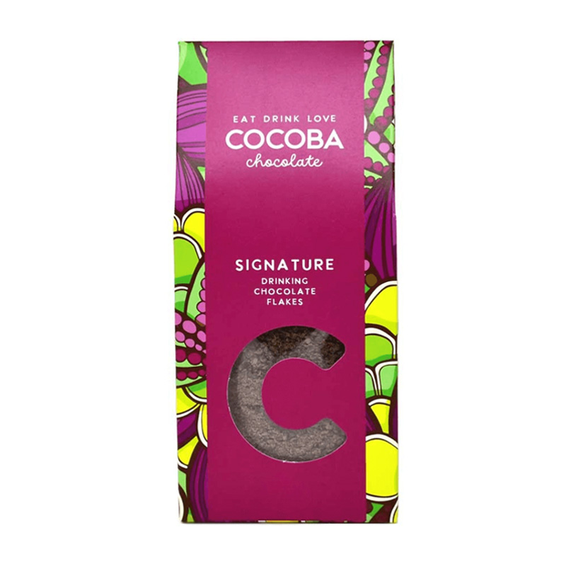 Chokladflakes av mörk choklad