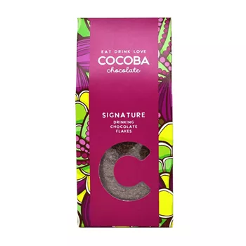 Chokladflakes av mörk choklad