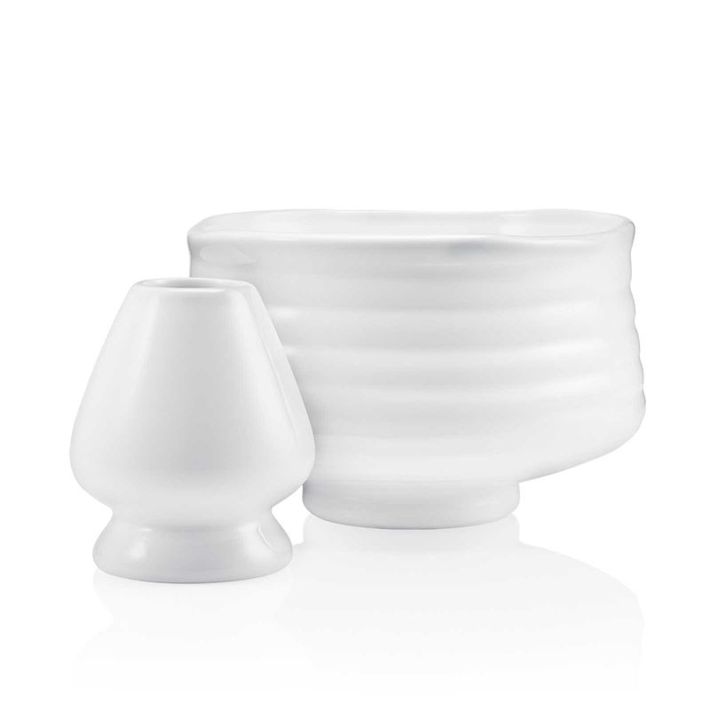 Vitt Matcha Skål-Kit