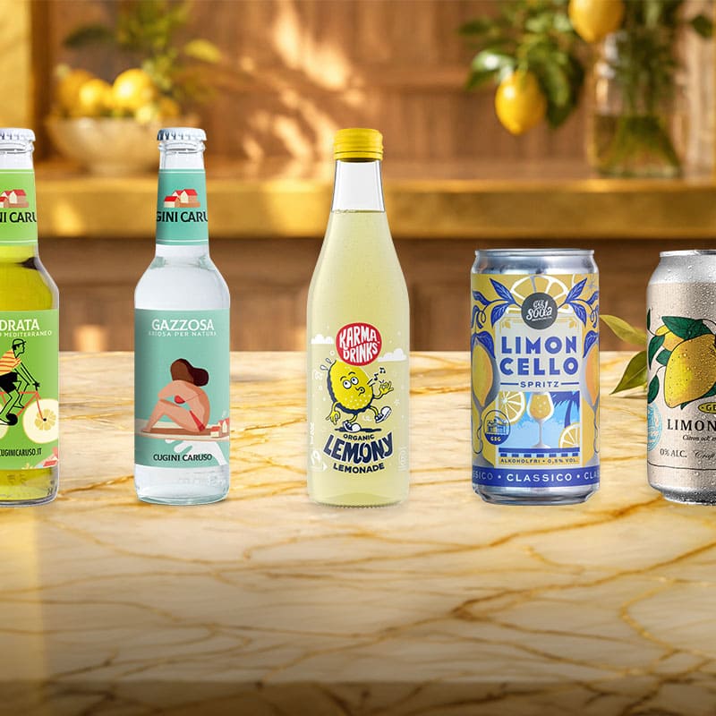 Vårt sortiment av citronläsk