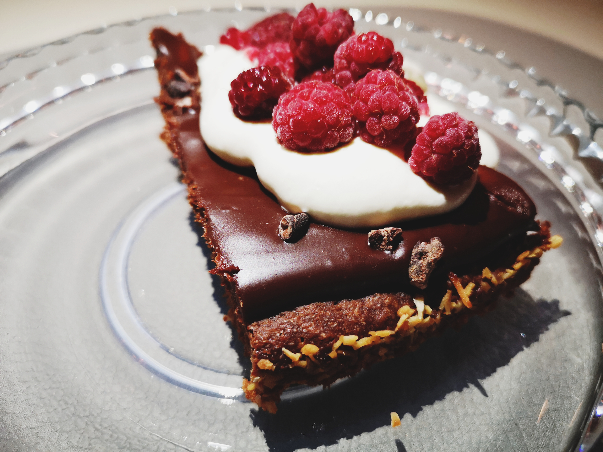 Kladdkaka med tryffeltäcke