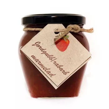 Jordgubb / rabarbermarmelad