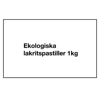 Tronchetti, lakritspastiller – Lösvikt