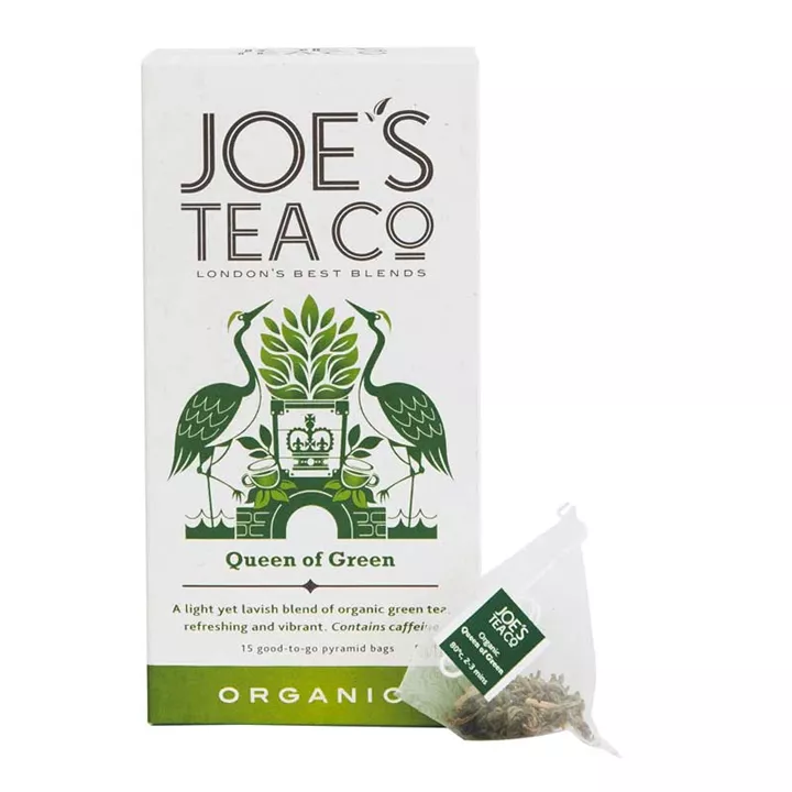 Bild på The Queen of Green 15p tepåsar – grönt te