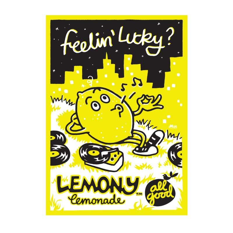 Lemony Lemonade-affisch A4