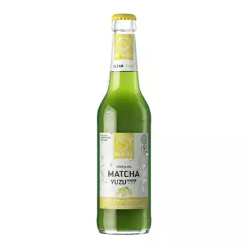 Sparkling matcha med yuzu, ingefära & mynta – 33cl (24st)