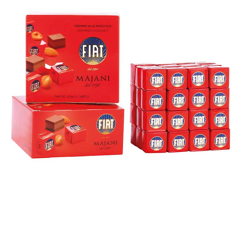 Presentask Fiat cremino – mörk 48st