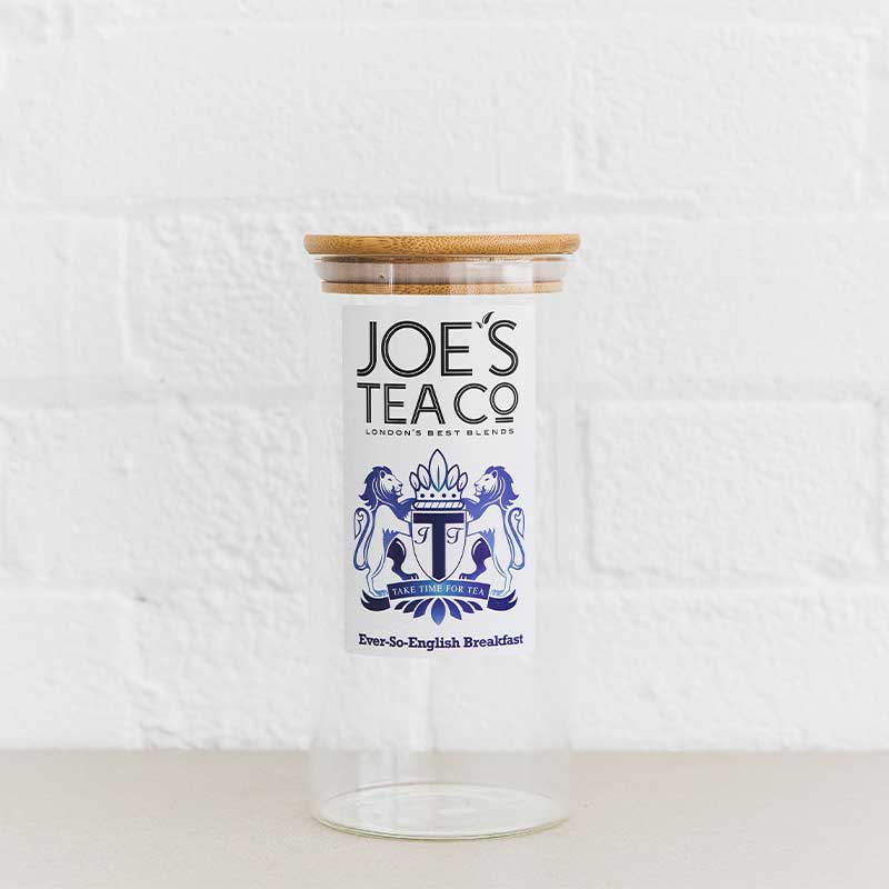 Tom glasburk för Ever so English Breakfast-teet