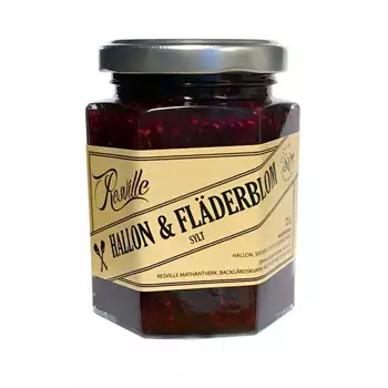 Hallon- & fläderblomssylt – 225g