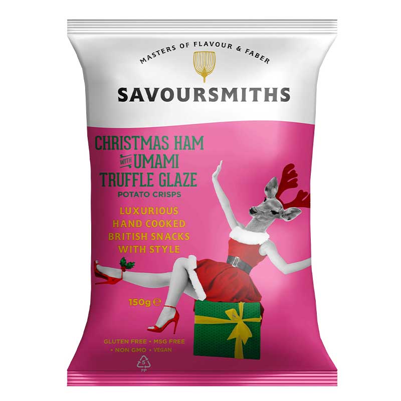 Julskinkechips med tryffelglaze & umami