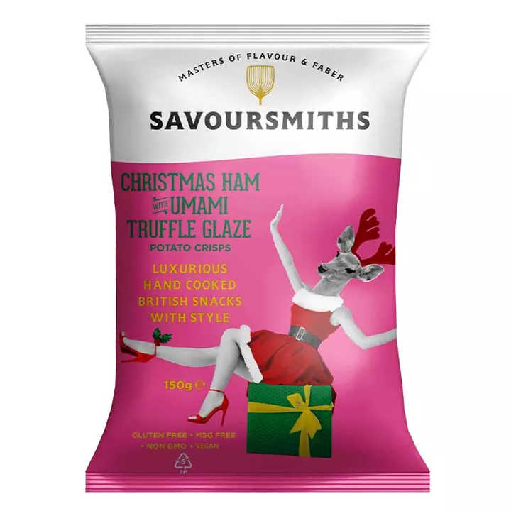 Bild på Julskinkechips med tryffelglaze & umami