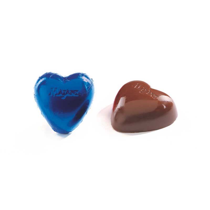 Chokladhjärta med nougatfyllning
