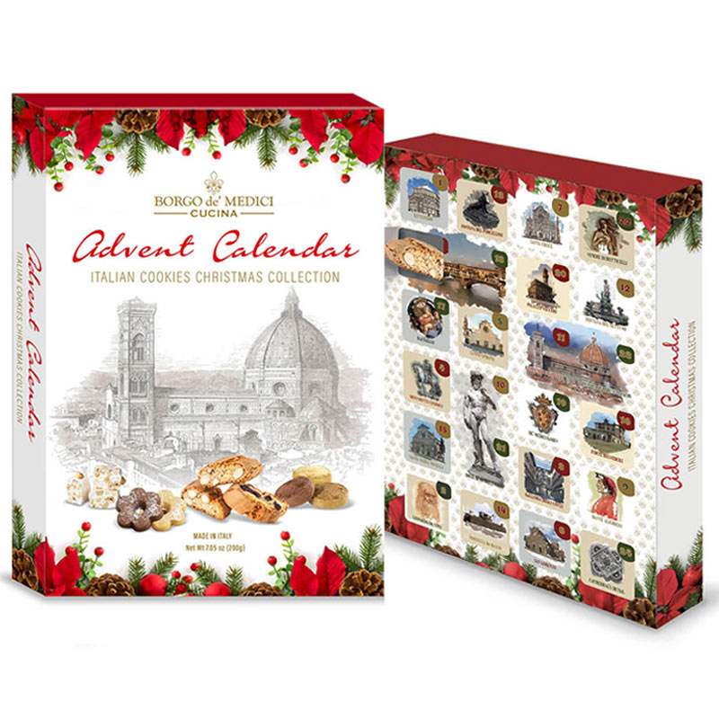 Julkalender med toscanska kakor & konfektyr