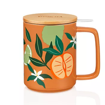 Orange temugg med filter