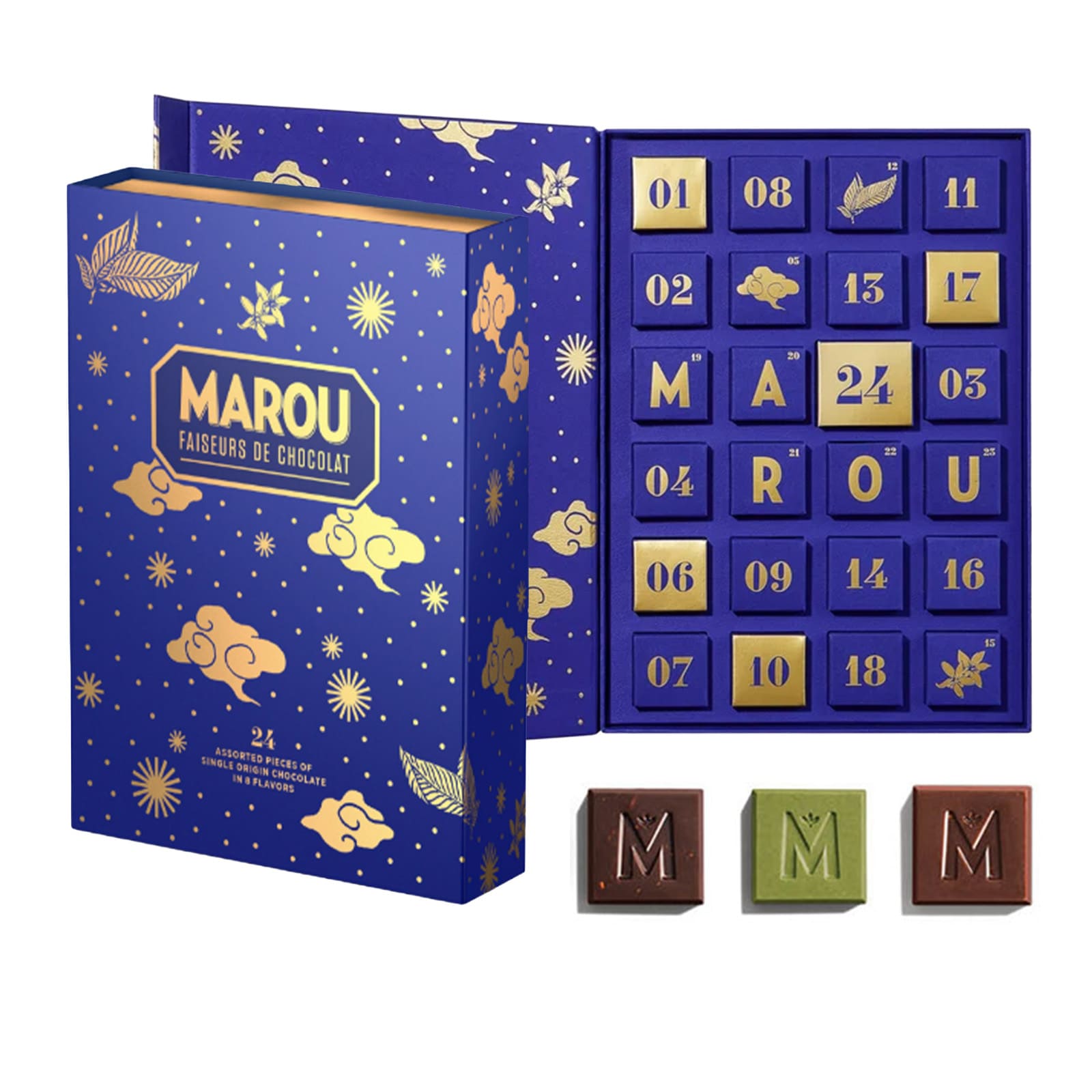 Julkalender med exklusiva chokladnaps