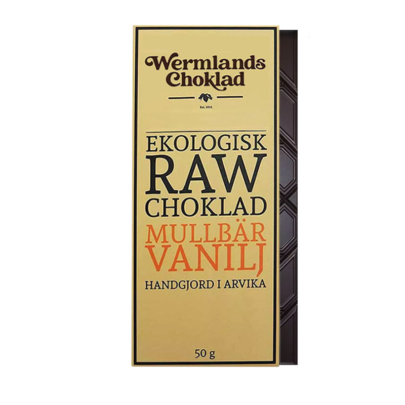 73% rawchoklad med mullbär & vanilj