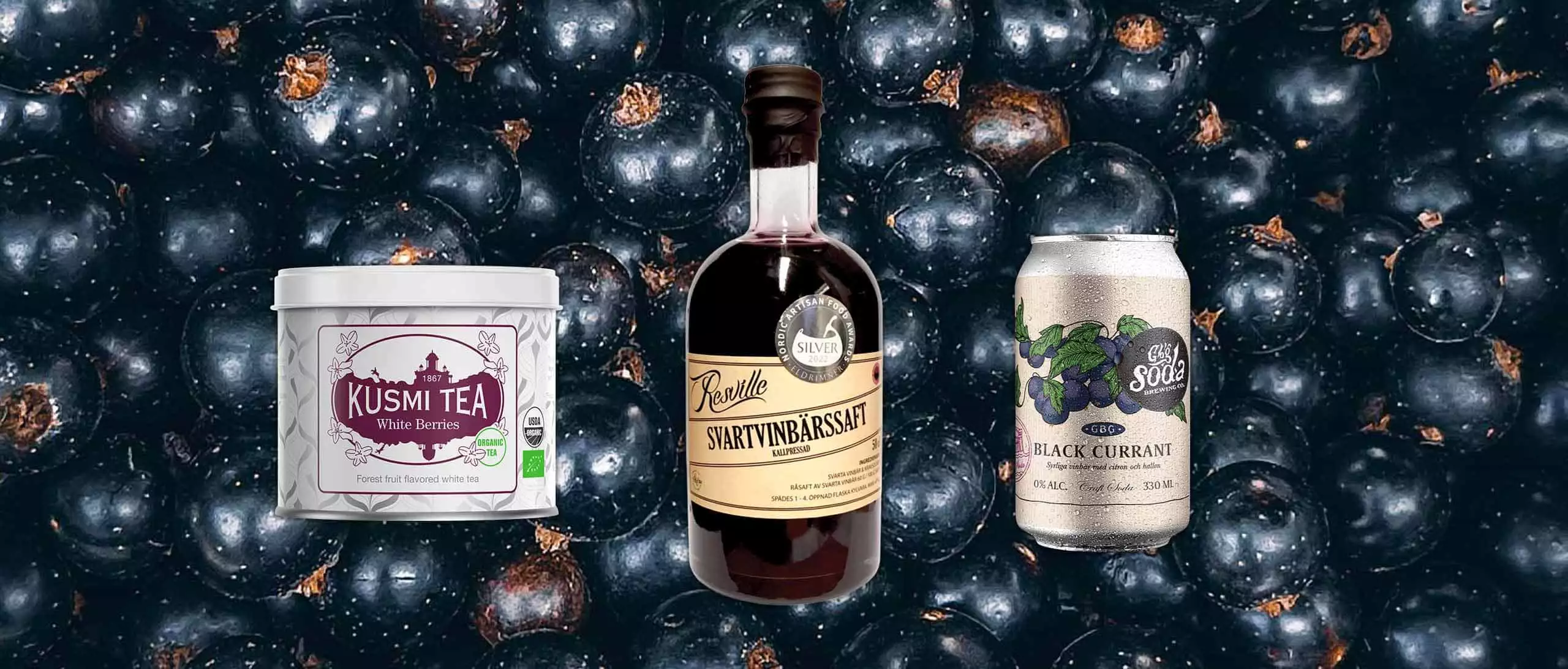 Upptäck vårt svartvinbärssortiment