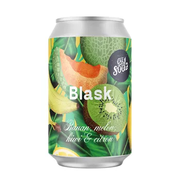 Läsk med banan, melon, kiwi & citron – 33cl
