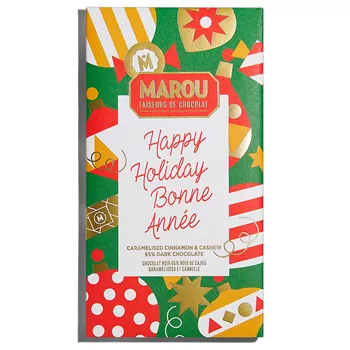 Mörk choklad kanel & cashewnöt 62%