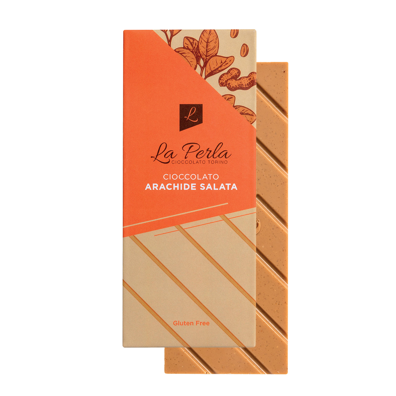 Bild på Vit nötchoklad med jordnöt, karamell & havssalt