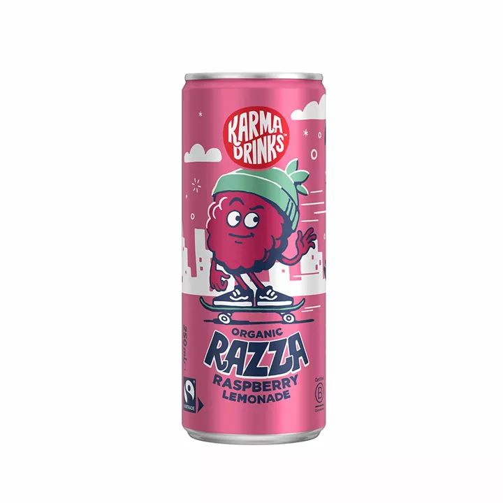 Bild på Razza raspberry soda – 25cl