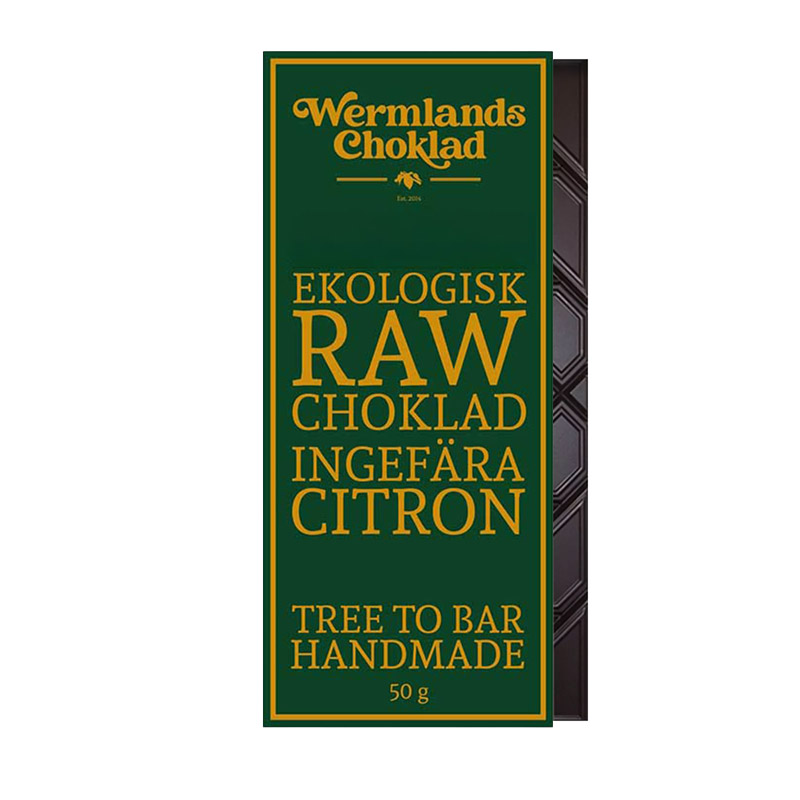 73% rawchoklad med citron & ingefära