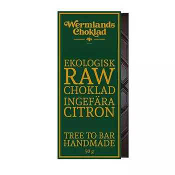 73% mörk choklad med citron & ingefära