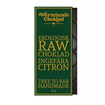 73% rawchoklad med citron & ingefära