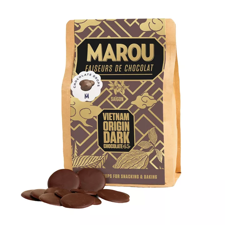 Bild på 65% mörk choklad couvertyr – 250g