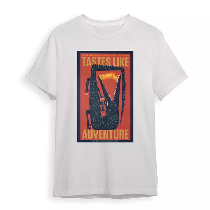 Bild på T-shirt med Maroumotiv