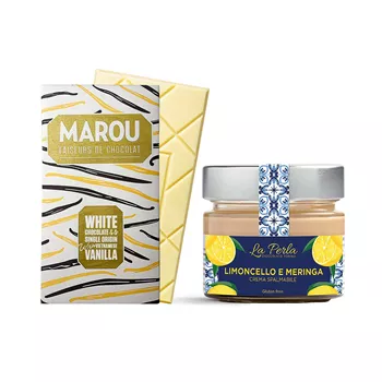 Dubai choklad-kit - Limoncellocréme & Vit choklad