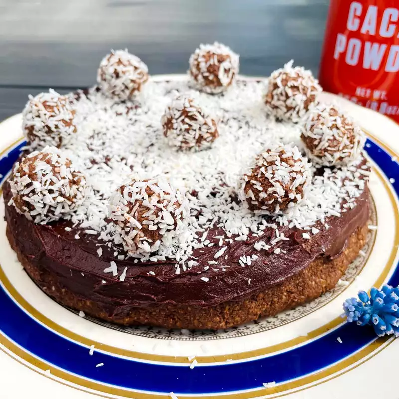 Chokladbollstårta