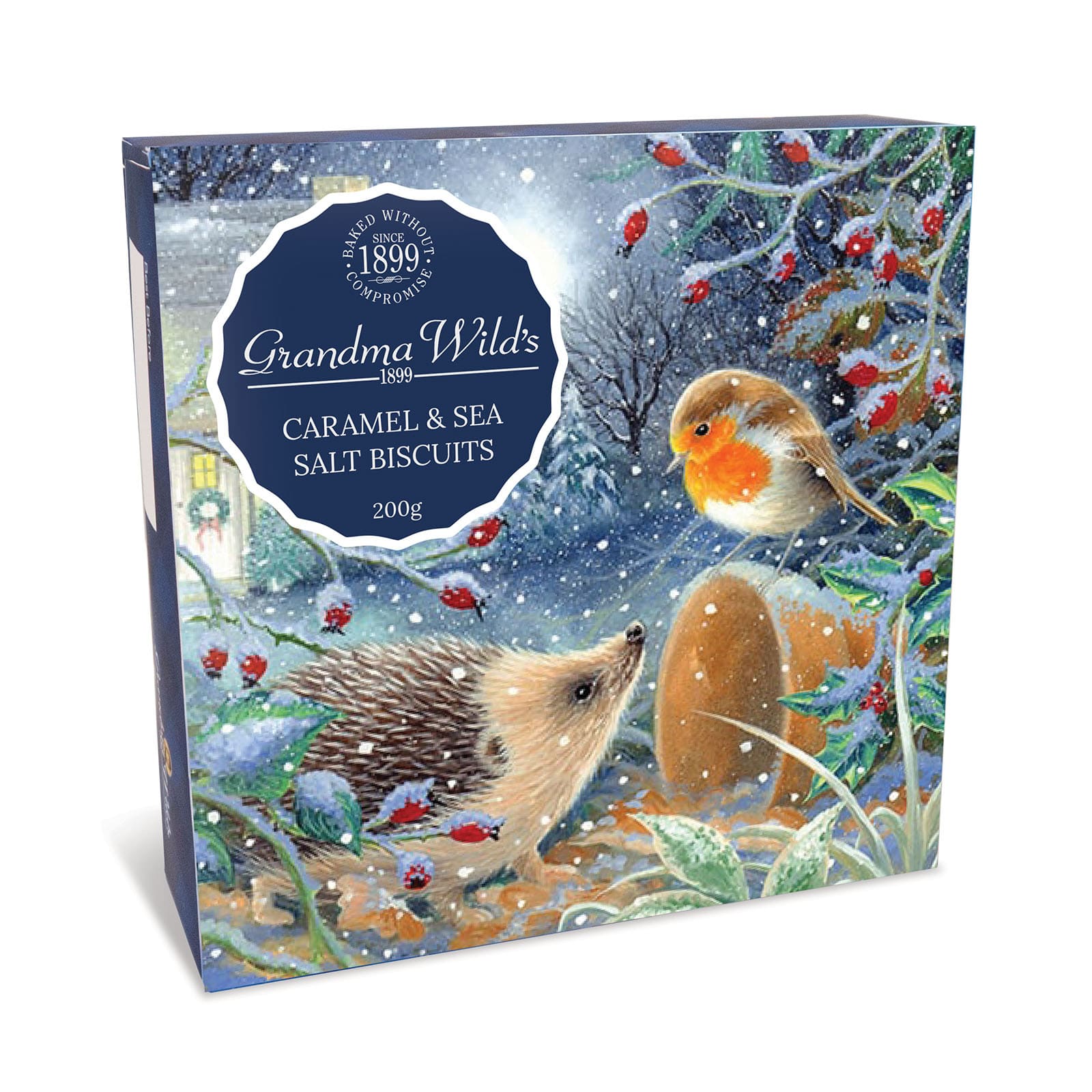 Kakor med salt karamell i presentask – 200g