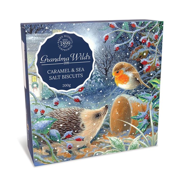 Bild på Presentask - Kakor med karamell & havssalt