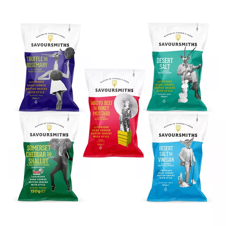 Bild på Savoursmiths chips – big 5
