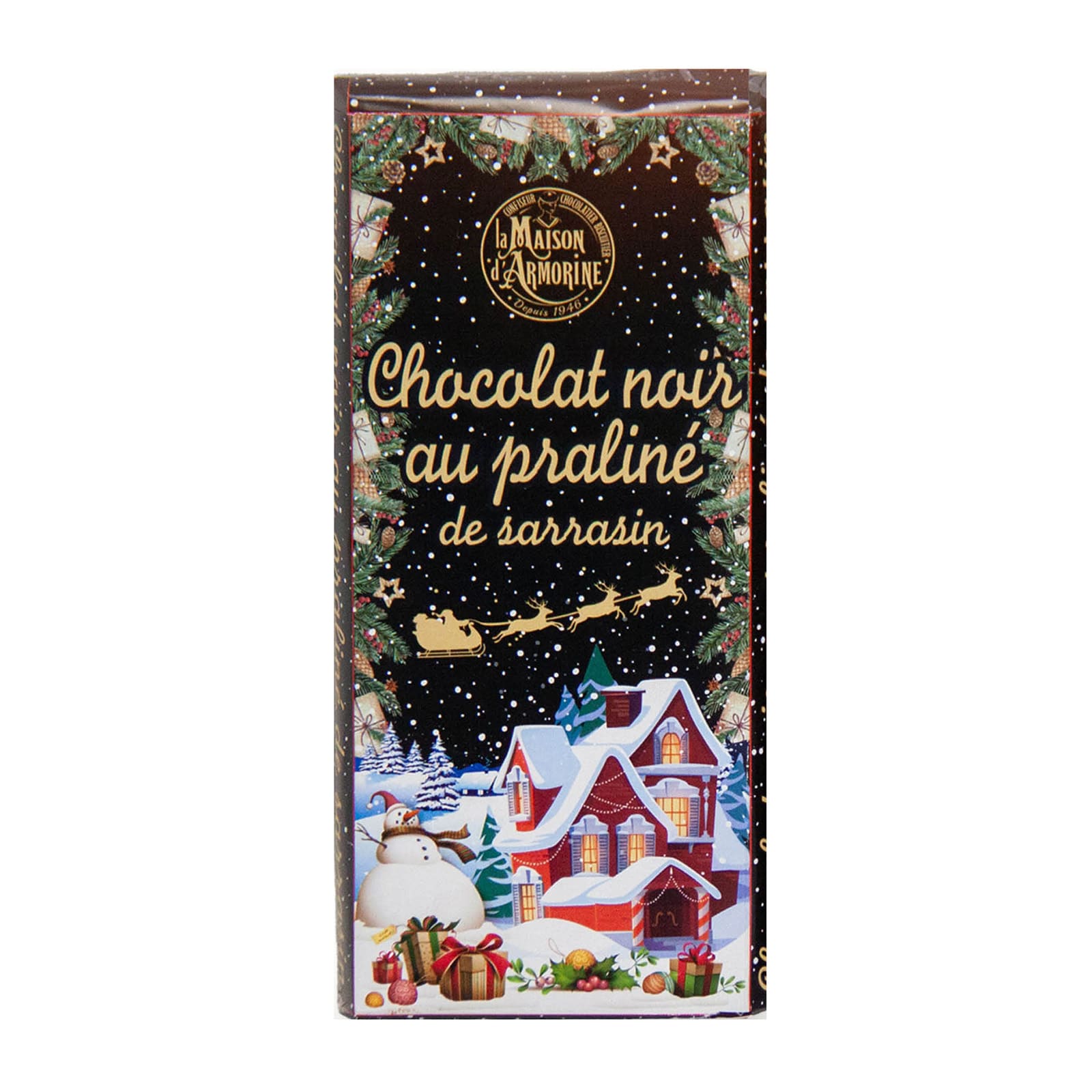 Mörk choklad med pralinéfyllning 70%