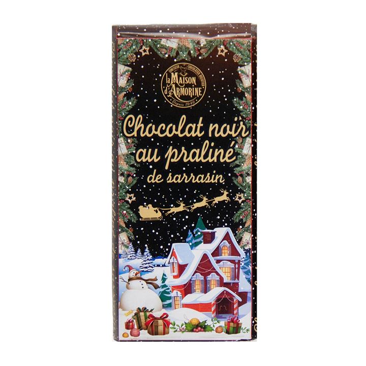 Bild på Mörk choklad med pralinéfyllning 70%