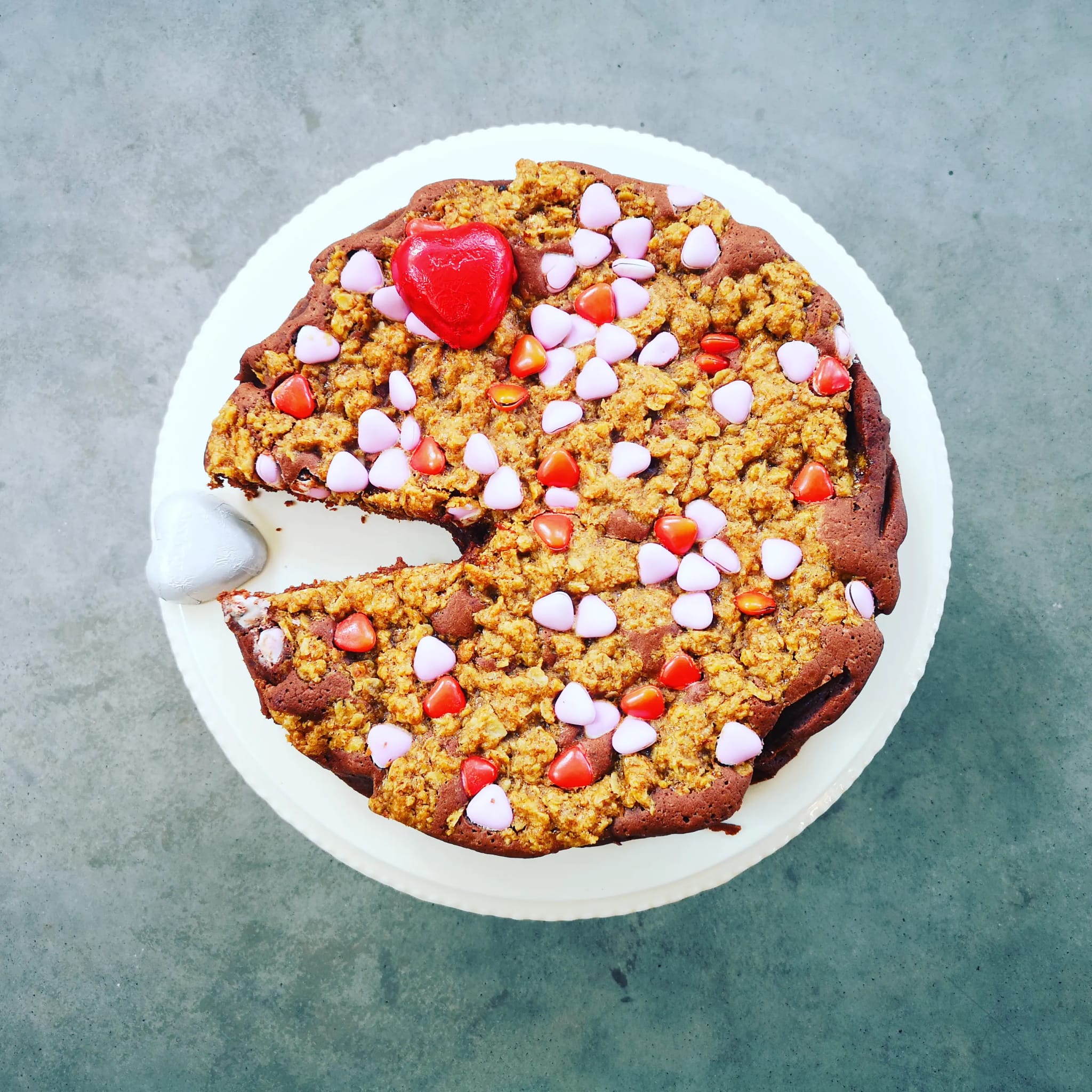 Cookie kladd-chokladtårta