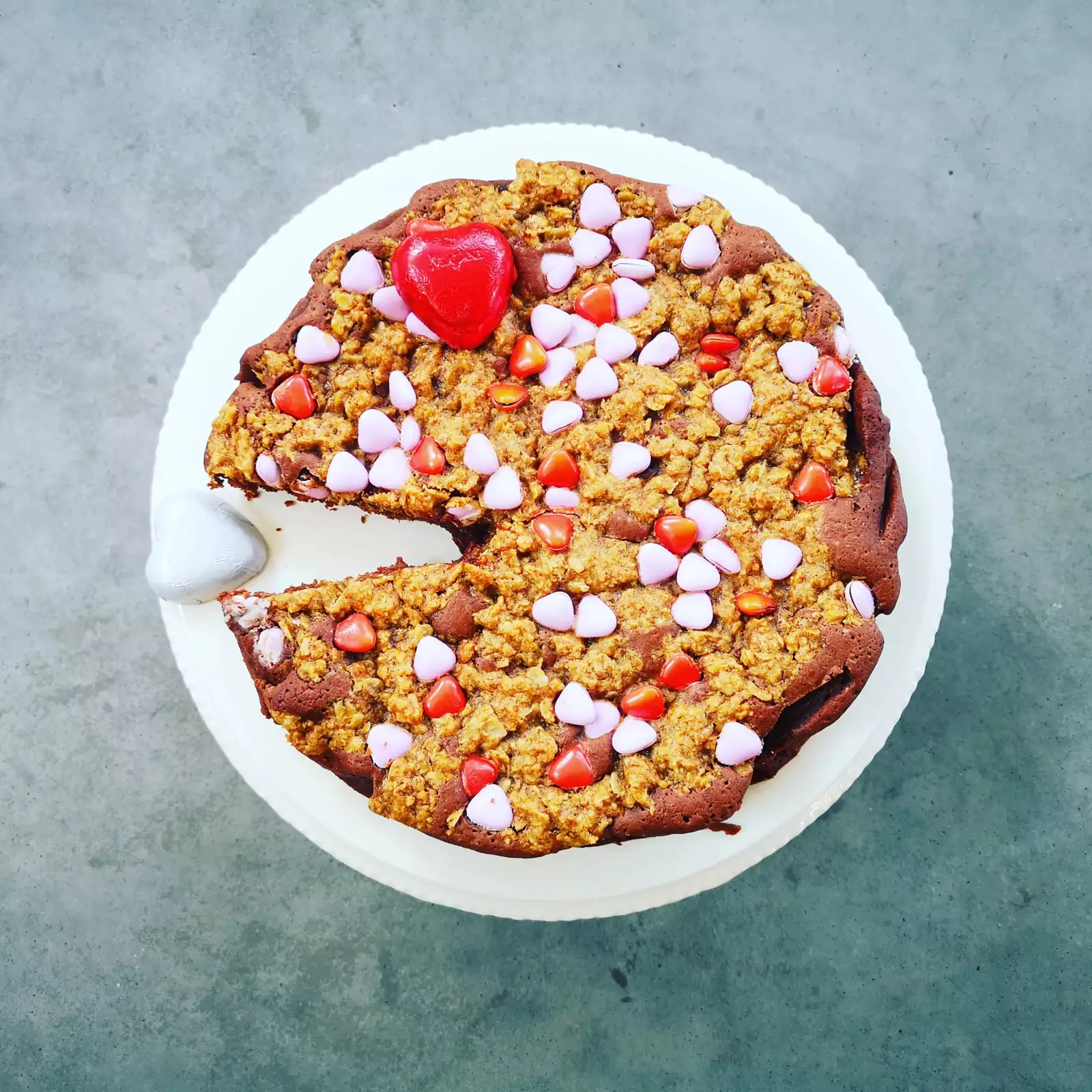 Cookie kladd-chokladtårta