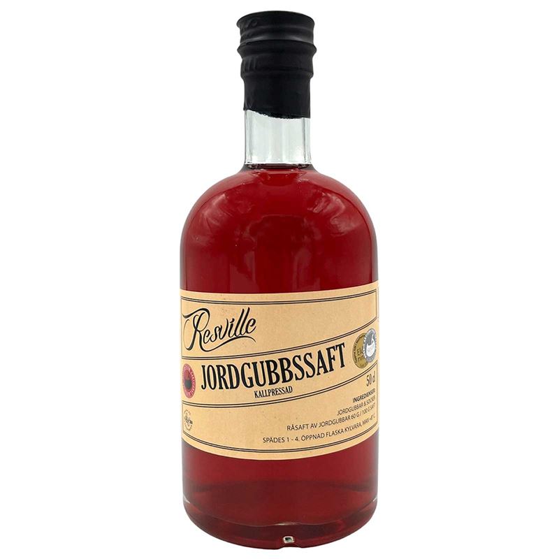 Kallpressad jordgubbssaft – 50cl