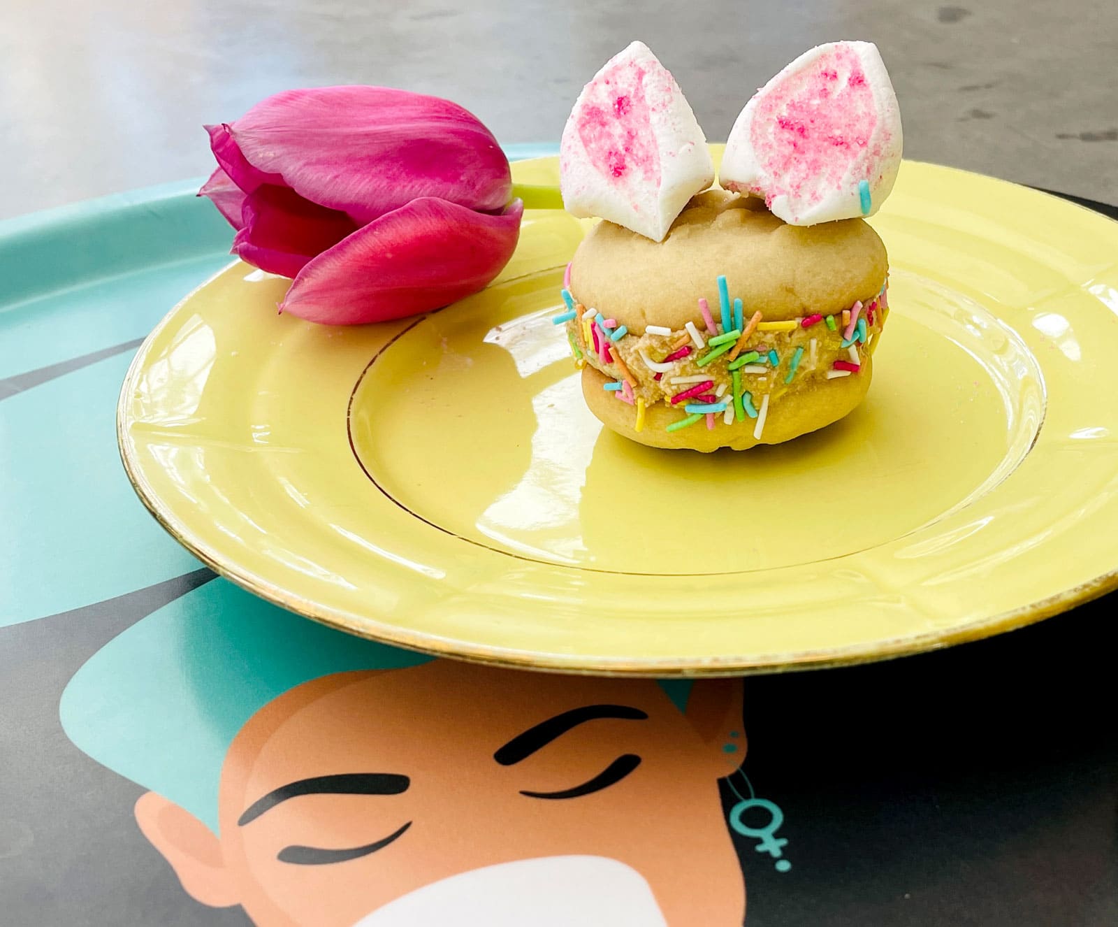 Kaninkakor med lakrits & vaniljfyllning