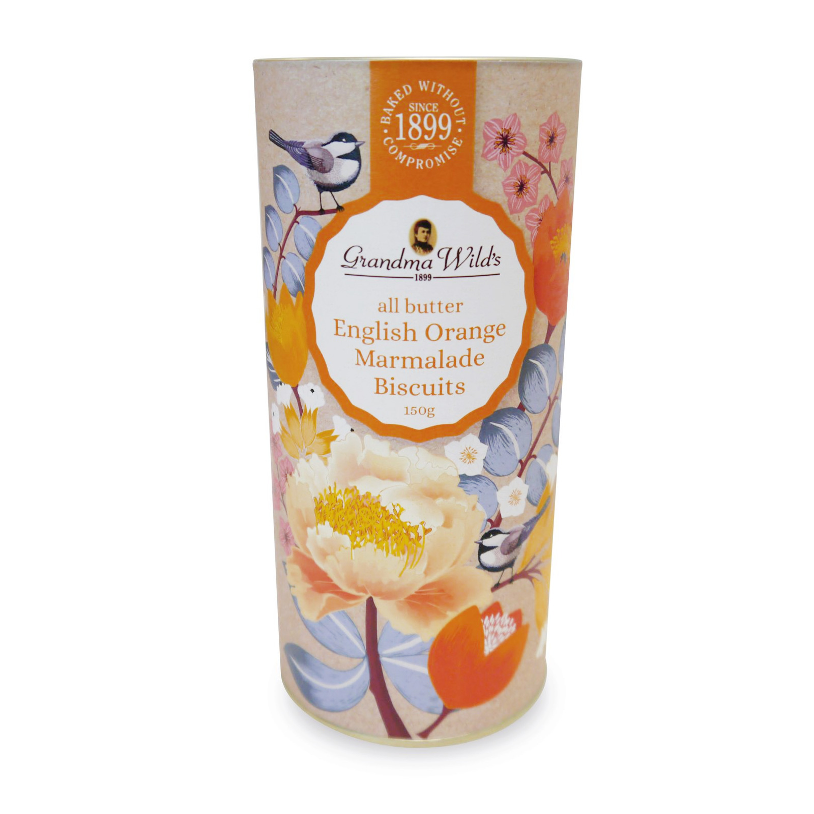 Smörkakor med apelsinmarmelad i Botanical-tub – 150g