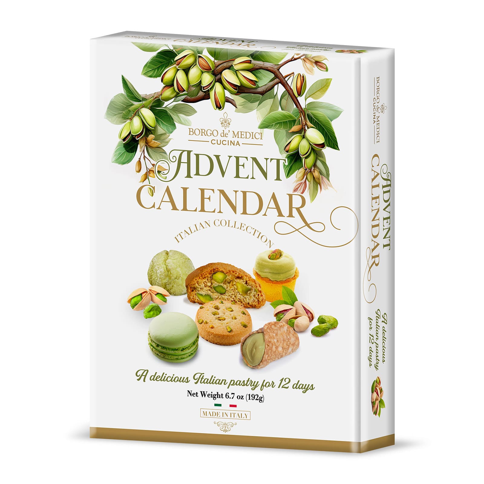 Julkalender med pistagekakor – 12 dagar, luckor 13–24 dec