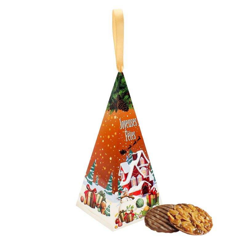 Julgranshänge - Florentinkakor med mjölkchoklad